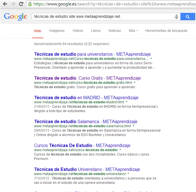 buscar en el sitio web