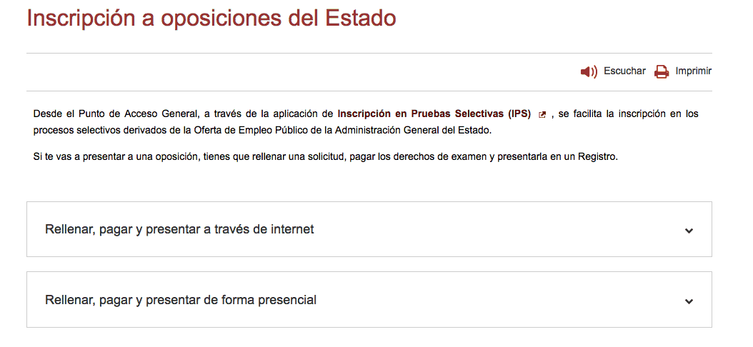 informarte dónde apuntarte a tu oposición