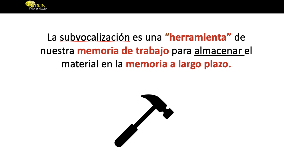 Reducir la Subvocalización