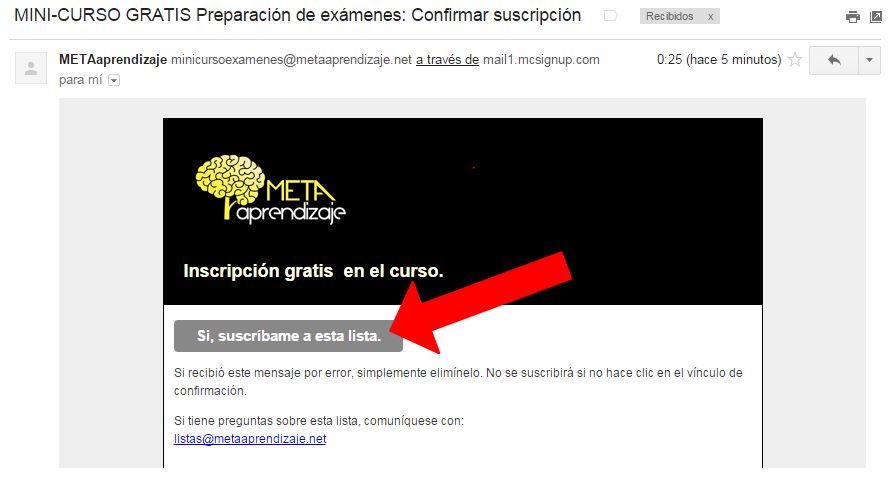 2 paso suscripción al curso gratis