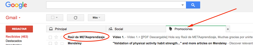 Gmail EjemploMail